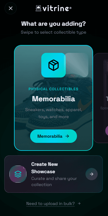 Memorabilia selected